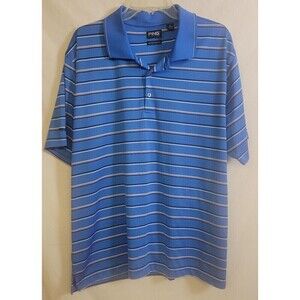 PING Collection Size XL Golf Polo Shirt Blue Dry Fiber Dynamics